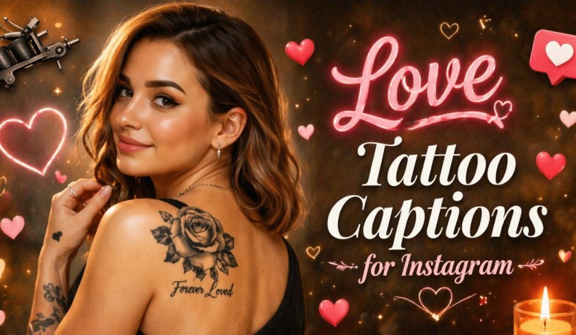 220+ Love Tattoo Captions for Instagram That Speak from the Heart