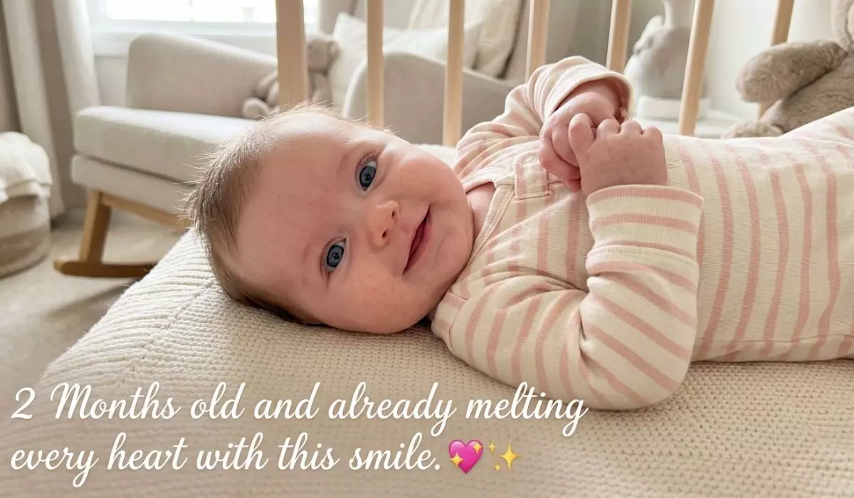 260 + 2 Months Old Baby Caption That Melts Every Heart