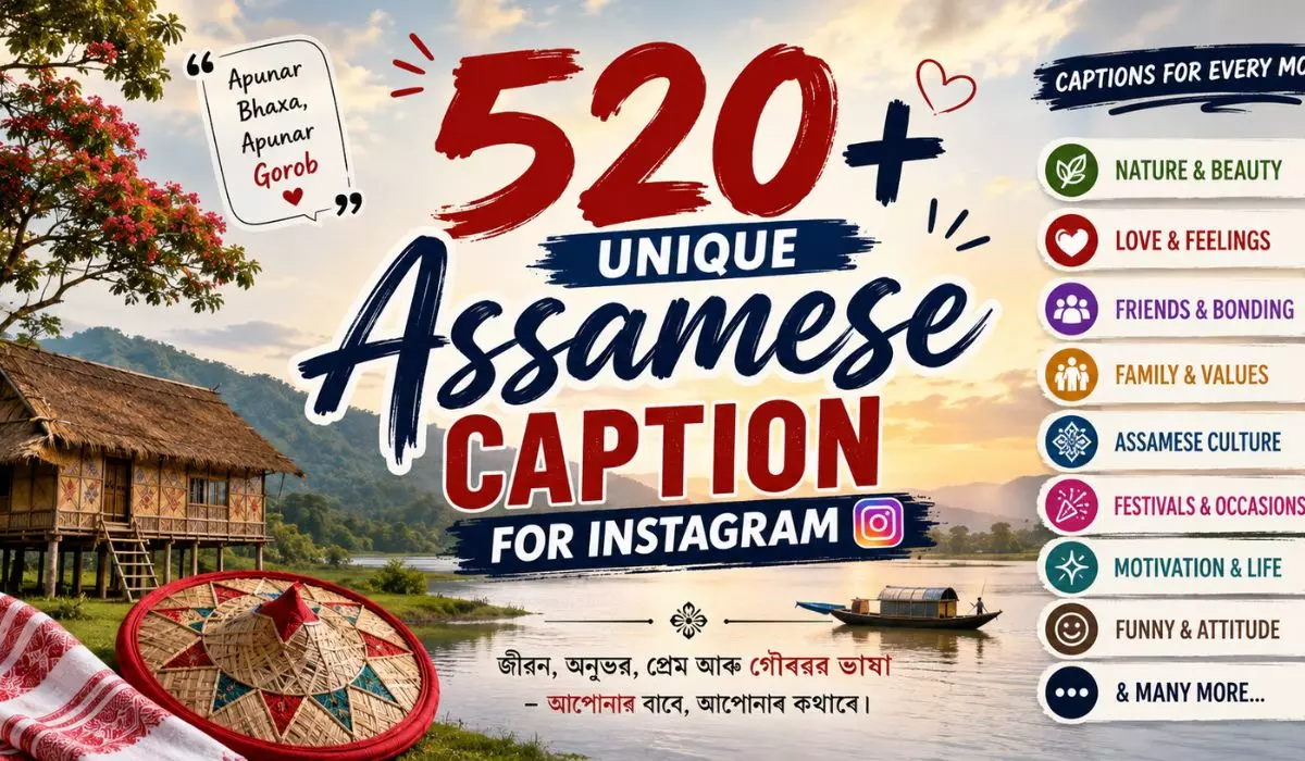520 Unique Assamese Caption for Instagram
