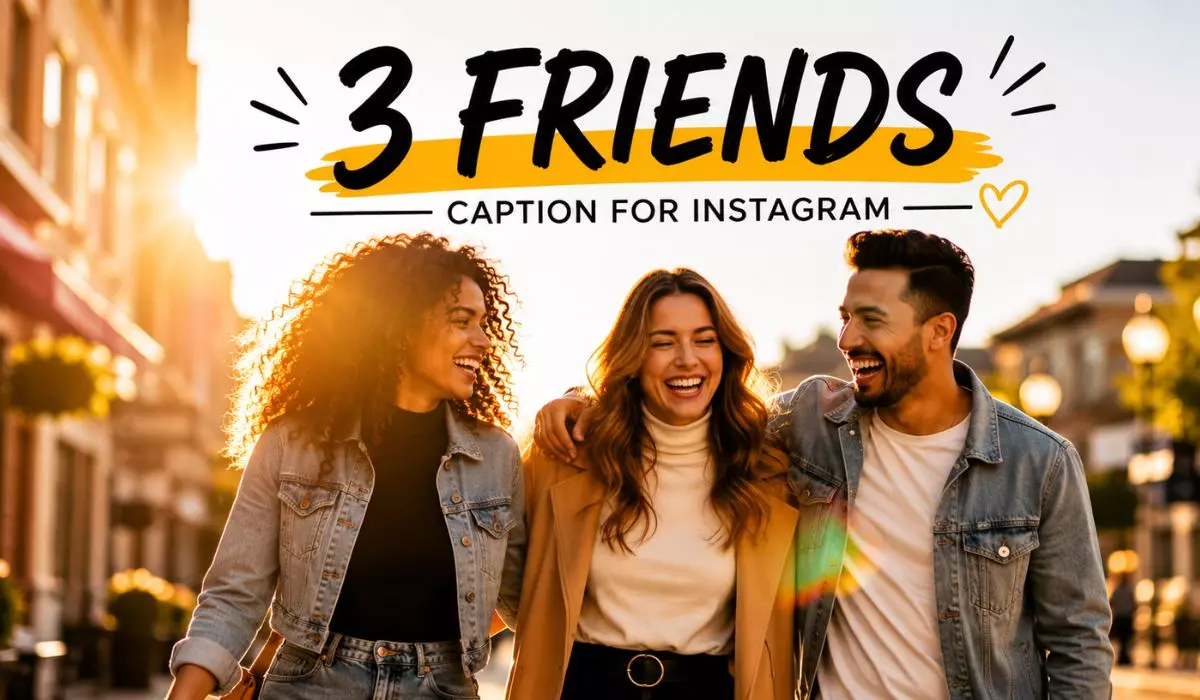 Unique 3 Friends Captions for Instagram to Show Friendship Goals