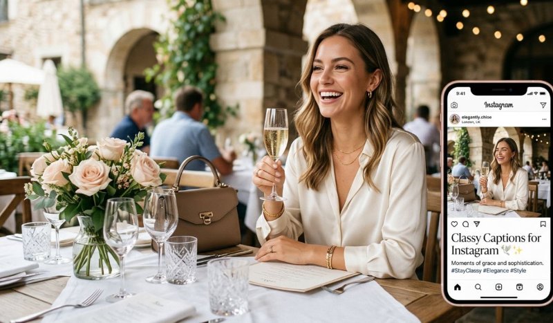 310+ Classy Captions for Instagram Elegant, Timeless & Stylish Lines You’ll Love