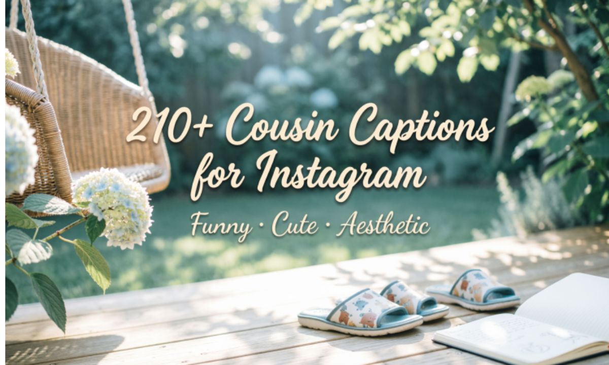 210+ Cousin Captions for Instagram Funny, Cute & Aesthetic 👫