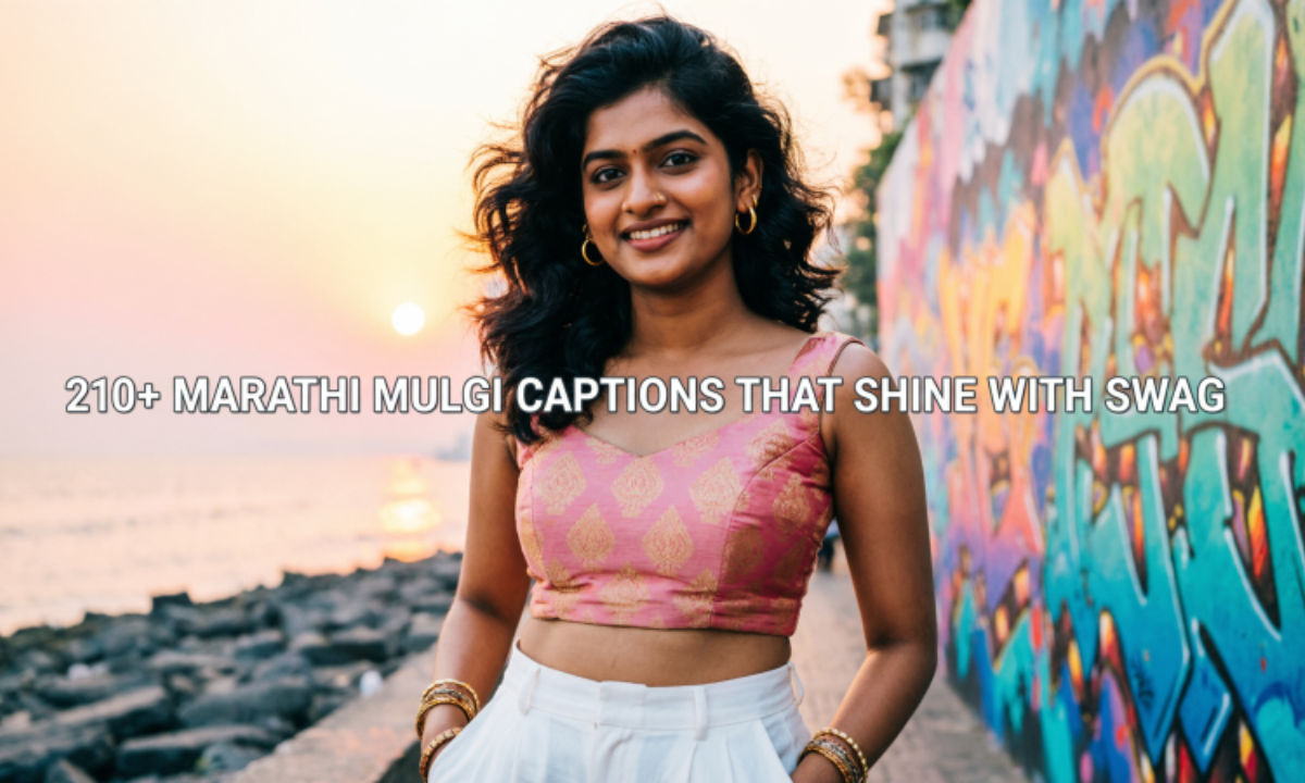 210+ Marathi Mulgi Caption For Instagram In Marathi That Shine With Swag