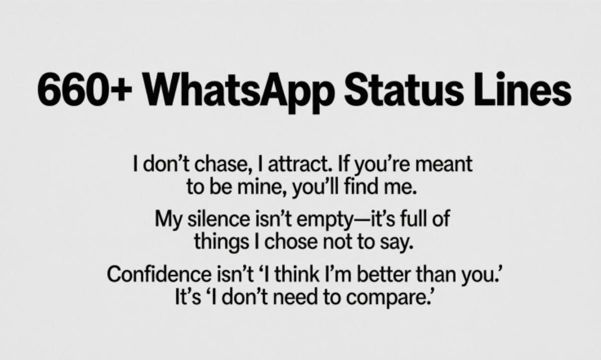 660+ WhatsApp About Lines Attitude to Impress Everyone
