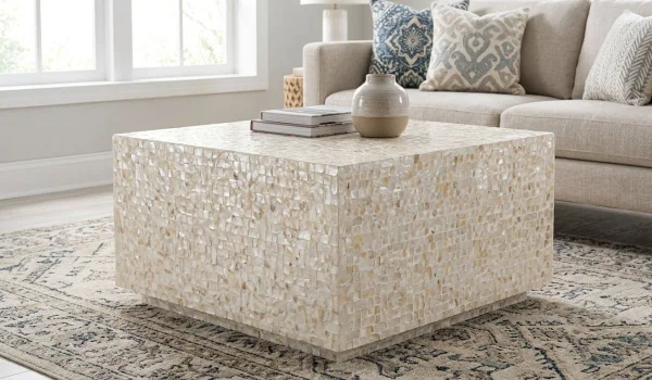 Linon Home Decor Partia Capiz Square Coffee Table: Buying Guide